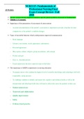 NUR 2115- Fundamentals of Professional Nursing Final Exam Concept Review- 