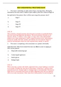 HESI FUNDAMENTALS PROCTORED EXAM 1. The nurse is admitting an older patient from a nursing home. During the assessment, the nurse notes a shallow open reddish, pink ulcer without slough on the right heel of the patient. How will the nurse stage this press