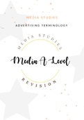 A Level Media Advertising Terminology