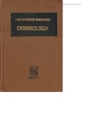 Criminología rodríguez manzanera 