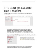 THE BEST Glo-Bus 2017 Quiz 1 Answers