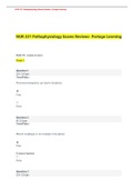 NUR 231 Pathophysiology Exams Reviews- Portage Learning GRADED A