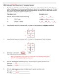 Mendelian Genetics Answer Key