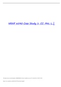 Case NRNP 6540 C 1: CC: Mrs. L.,|latest summer 2020/2021) 