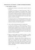 Colección de preguntas de los Trabajos para el Examen de Contaminación Marina (UCV Ciencias del Mar)