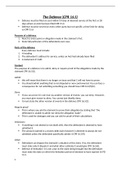 SGS 3 Civil Litigation LPC (Statements of Case 2) Lecture, SGS and Solution Notes and Exam Structure(High Distinction)