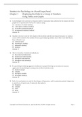 Statistics for Psychology International Edition, Aron - Exam Preparation Test Bank (Downloadable Doc)