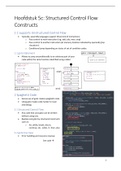 Samenvatting Hoofdstuk 5c: Control Flow Constructs