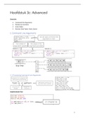 Samenvatting Hoofdstuk 3c: Advanced Subjects