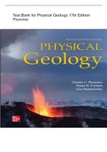 Test Bank for Physical Geology 17th Edition.pdf