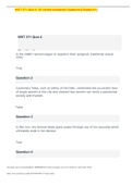 WST 371 Quiz 4. 25 correct Answered Questions [Graded A+]