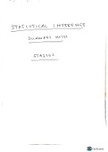 Introduction to Statistical Inference