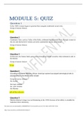  WST 371 Module 7,4,2&5. : Quiz 2022/2023