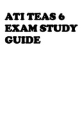 ATI TEAS 6 EXAM STUDY GUIDE 2022 (Science)