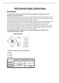 EDEXCEL GCSE TRIPLE CHEMISTRY PAPER 2 FULL NOTES