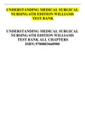 Test Bank Understanding Medical Surgical Nursing 6th Edition Test Bank by Linda S. Williams Paula D. Hopper - All Chapters | Complete Guide 2022