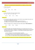 MTH/216T: QUANTITATIVE REASONING II: WEEK 5: FINAL EXAM