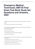 RATED A + HESI RN EXIT Exam Questions and Answers 100% correct latest student guide 2022