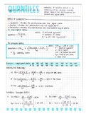 Quantiles Notes and Examples