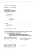 Samenvatting hoofdstuk 4 structuur en morfologie