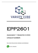 EPP2601 Assignment 1 Semester 2 2022