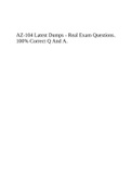 AZ-104 Latest Dumps - Real Exam Questions. 100% Correct Q And A.