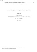 Wk10 Assgn SadenA ASSESSING AND TREATING PATIENTS WITH IMPULSIVITY, Assessing and Treating Patients With Impulsivity, Compulsivity, and Addiction NURS 6630: Psychopharmalogical Approaches to Treat Psychopathology