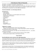 GNUR 238 Exam 1 Study Guide- Loyola University Chicago