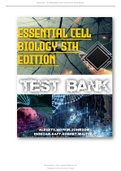 DOWNLOAD COMPLETE TEST BANK WITH ANSWERS Essential Cell Biology 4th Edition by Bruce Alberts 