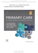 TEST BANK FOR Buttaro Primary Care A Collaborative Practice Interprofessional Collaborative all chapters