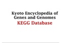 Kyoto Encyclopedia of Genes and Genomes