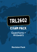 TRL2602 - EXAM PACK (2022)