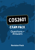 COS2601 - EXAM PACK (2022)