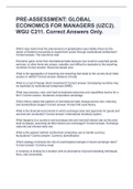 WGU C211 Bundled docs with complete solution