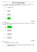 PSY 7712 Unit 2 Quiz (GRADED A) Questions and Answers- Capella University