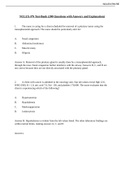 NCLEX-PN Test-Bank (200 Questions with Answers and Explanations) | GRADED A