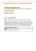 NR507 Final Exam 2020 - Chamberlain College of Nursing(Correctly Verified)