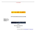 AZ-104 MS DUMPS (EXAM COLLECTION ) GRADED A