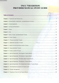 TNCC 7TH EDITION PROVIDER MANUAL STUDY GUIDE