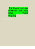 RN Comprehensive Predictor 2021 2022 REAL EXAM UPDATE