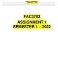 FAC3703 ASSIGNMENT 1 SEMESTER 1 2022