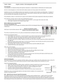 Summary  Notes 3.3.6 - Organic analysis, Chromatography and NMR