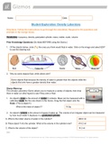 Gizmo Lab- Density Answers