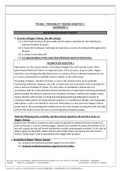 PYC2601 – PERSONALITY THEORIES SEMESTER 2 - ASSIGNMENT 2