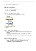 L9 - Protein Synthesis I