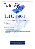 LJU4801 Assignment 1 Semester 2 2022