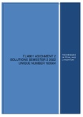 TLI4801 ASSIGNMENT PACK WITH ASSIGNMENT 1&2 SOLUTIONS FOR SEMESTER 2  2022