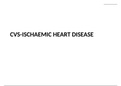 CVS-ISCHAEMIC HEART DISEASE