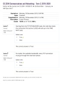 CS 2204 Self Quiz Unit 7_Communications and networking