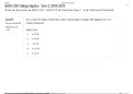 MATH 1201 Final proctored exam College Algebra - Term 3